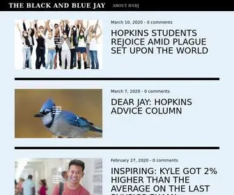 Theblackandbluejay.com(The Black and Blue Jay) Screenshot