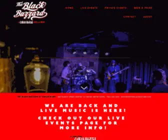 Theblackbuzzard.com(The Black Buzzard at Oskar Blues) Screenshot