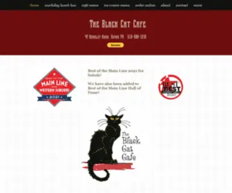 Theblackcatcafedevon.org(The black cat cafe devon PA non) Screenshot