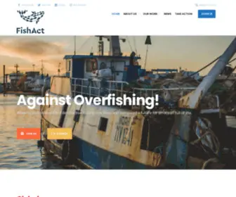 Theblackfish.org(FishAct) Screenshot