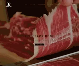 Theblackhoof.co.uk(Here at The Black Hoof we are Purveyors of Jamon and Fine Spanish Products. Our business) Screenshot