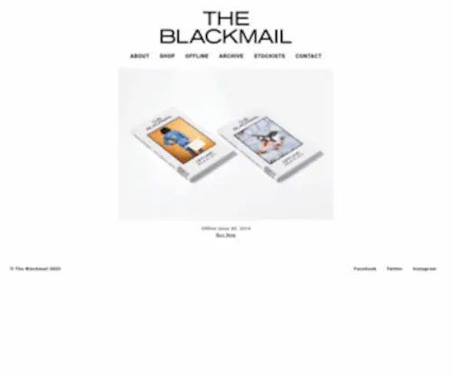 Theblackmail.com.au(The Blackmail) Screenshot