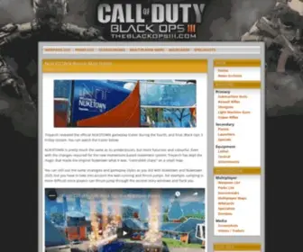Theblackopsiii.com(Call of Duty) Screenshot