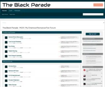 Theblackparade.net(The Black Parade) Screenshot