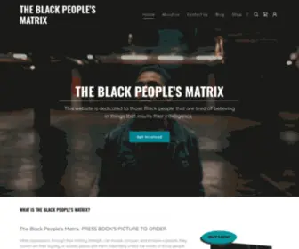 Theblackpeoplematrix.com(The Black People's Matrix) Screenshot