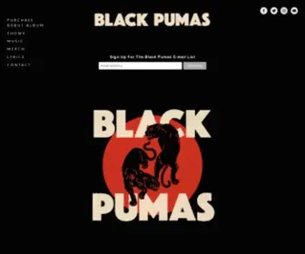 Theblackpumas.com(Black Pumas) Screenshot
