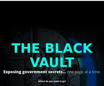 Theblackvault.com(The Black Vault) Screenshot