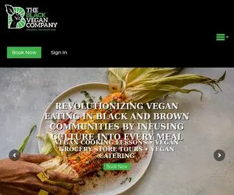 Theblackvegancompany.com(A Vegan Food) Screenshot