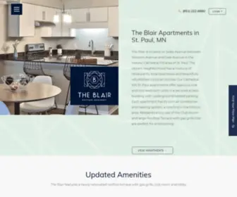 Theblairapts.com(The Blair Apartments) Screenshot