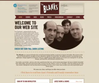 Theblankswebsite.com(The Blanks Website) Screenshot