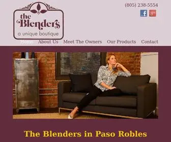 Theblenderspasorobles.com(Paso Robles Boutique) Screenshot