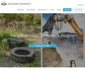 Theblightauthority.com(Detroit blight authority) Screenshot