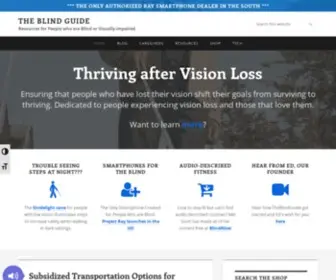 Theblindguide.com(The Blind Guide) Screenshot