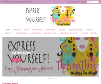 Theblingthing.com(Boutique Clothing) Screenshot