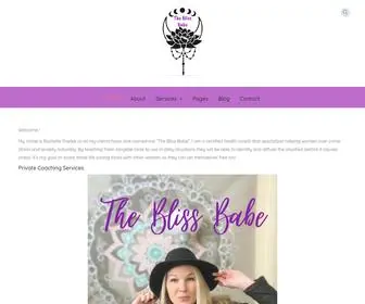 Theblissbabe.net(Taking you from burnout to bliss one breath at a time) Screenshot