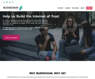 Theblockchaininstitute.org(We Teach Blockchain) Screenshot