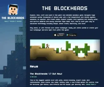 Theblockheads.net(The Blockheads) Screenshot