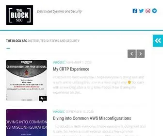 Theblocksec.com(Distributed Systems and Security) Screenshot