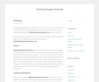 Theblogdesignernetwork.com(The Blog Designer Network) Screenshot