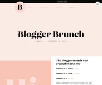 Thebloggerbrunch.com(The Blogger Brunch) Screenshot