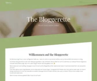 Thebloggerette.com(The Bloggerette) Screenshot