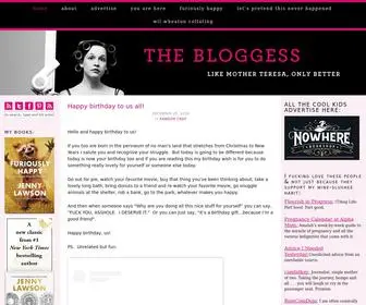 Thebloggess.com(Like Mother Teresa) Screenshot