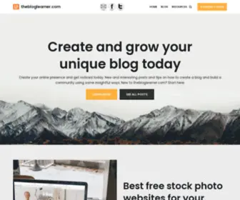 Thebloglearner.com(thebloglearner) Screenshot