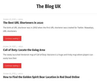 Thebloguk.com(TheBlogUK) Screenshot