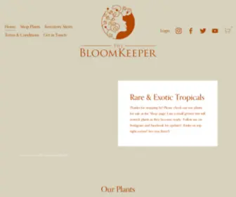 Thebloomkeeper.com(The BloomKeeper) Screenshot