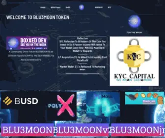 Theblucoin.com(BLU3MOON) Screenshot