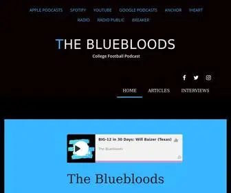 Thebluebloodspod.com(The Bluebloods) Screenshot