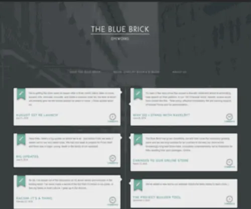 Thebluebrick.ca(The Blue Brick) Screenshot