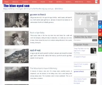 Theblueeyedson.com(The blue eyed son) Screenshot