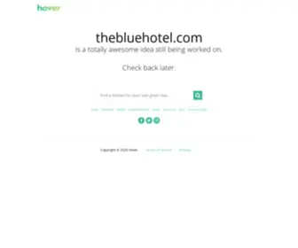 Thebluehotel.com(thebluehotel) Screenshot