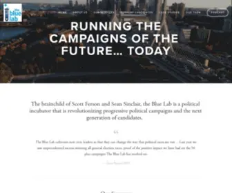 Thebluelab.org(The Blue Lab) Screenshot