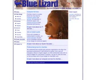 Thebluelizard.co.uk(The Blue Lizard Ltd) Screenshot