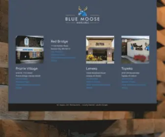 Thebluemoosebarandgrill.com(The Blue Moose Bar and Grill) Screenshot