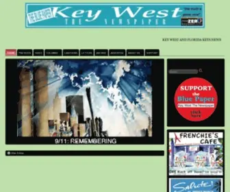 Thebluepaper.com(Key West The Newspaper) Screenshot