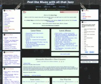 Theblues-Thatjazz.com(Feel the Blues with all that Jazz (and more...)) Screenshot