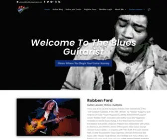 Thebluesguitarist.net(The Blues Guitarist) Screenshot