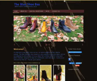 Theblueshoebox.ca(The Blue Shoe Box) Screenshot