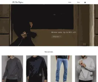 Theblueuniform.com(The Blue Uniform official webshop) Screenshot