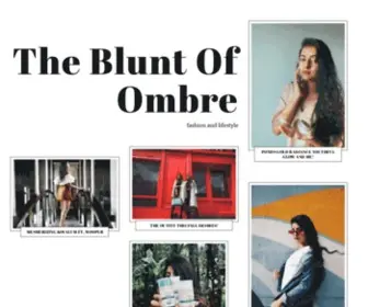 Thebluntofombre.com(Fashion and lifestyle) Screenshot