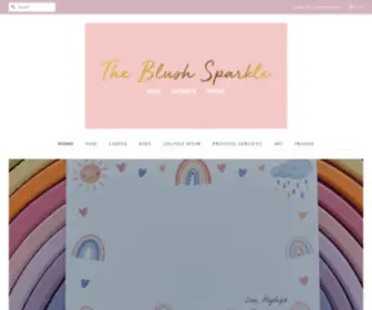 Theblushsparkle.com(The Blush Sparkle) Screenshot