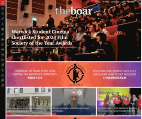 Theboar.org(The Boar) Screenshot