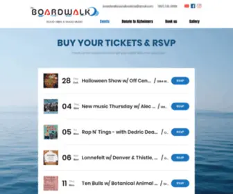 Theboardwalksound.com(The Boardwalk) Screenshot