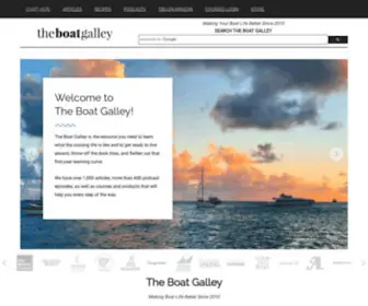Theboatgalley.com(The Boat Galley explores the liveaboard & cruising lifestyle. Decide if living on a boat) Screenshot