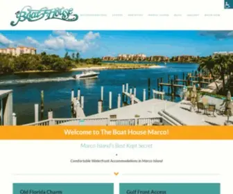 Theboathousemotel.com(The Boat House Motel on Marco Island) Screenshot