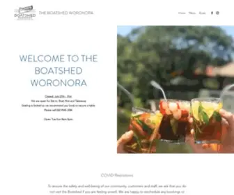 Theboatshedatworonora.com.au(Cafe) Screenshot