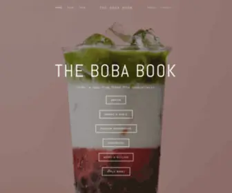 Thebobabook.com(The Boba Book) Screenshot